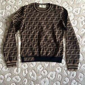 Fendi monogram pullover FF motif sweater size 4. Offers accepted!!